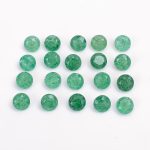 Natural Green Strawberry Quartz Faceted Round Shape Calibrated Loose Gemstone for Jewelry Making