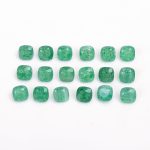 Genuine Green Strawberry Quartz Faceted Cushion Shape Calibrated Loose Gemstone for Jewelry Making