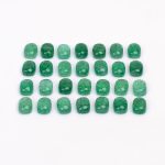 Genuine Green Strawberry Quartz Cushion Shape Calibrated Loose Gemstone for Jewelry Making