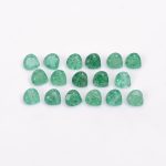 Green Strawberry Quartz Faceted Heart Shape Calibrated Natural Loose Gemstone for Jewelry Making