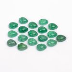 Natural Green Strawberry Quartz Pear Shape Calibrated Cabochon Loose Gemstone for Jewelry Making
