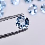 Natural Sky Blue Topaz Round Shape Loose Gemstone for Jewelry Making Amazing Gift for Girlfriend
