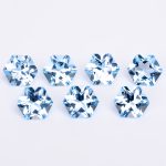 Natural Sky Blue Topaz Faceted Hexagon Cut Loose Gemstone for Jewelry Making Wholesale Gemstone