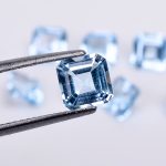 Genuine Sky Blue Topaz Asscher Cut Octagon Loose Gemstone for Jewelry Making Vintage Unique Stones