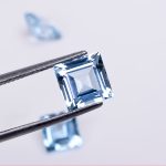 Natural Sky Blue Topaz Square Shape Loose Gemstone for Jewelry Making Perfect Gift for Boyfriend