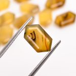 Natural Montana Agate Elongated Hexagon Natural Calibrated Loose Gemstone for Jewelry Making