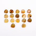 100% Genuine Montana Agate Heart Shape Calibrated Loose Gemstone for Jewelry Making