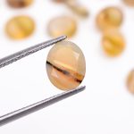 Genuine Montana Agate Oval Shape Loose Gemstone for Jewelry Making Faceted Cut Gemstones