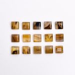 Montana Agate Square Shape Natural Calibrated Vintage Loose Gemstone for Jewelry Making