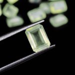 Top Quality Prehnite Faceted Octagon Shape Calibrated Loose Gemstone for Jewelry Making Natural Green Crystals in Bulk