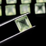 Genuine Prehnite Faceted Square Shape Calibrated Wholesale Loose Gemstone for Jewelry Making Healing Crystals
