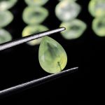 AAA Quality Prehnite Faceted Pear Shape Calibrated Loose Gemstone for Jewelry Making Natural Green Crystals in Bulk