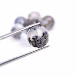 Dendrite Opal Natural Loose Gemstone for Jewelry Making Briolette Cut Balls Sphere Gemstone for Home Décor