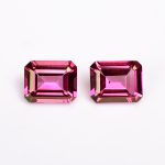 Pink Topaz Faceted Octagon Shape Calibrated Loose Gemstone for Jewelry Making Vintage Natural Gemstone Lot