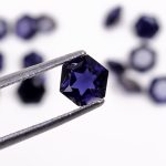 Natural Iolite Faceted Hexagon Cut Loose Gemstone for Jewelry Making Blue Crystals For Men and Women