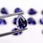 High Quality Iolite Faceted Pear Shape Calibrated Loose Gemstone for Jewelry Making Natural Blue Crystals Lot