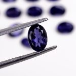 Best Quality Iolite Faceted Oval Shape Calibrated Loose Gemstone for Jewelry Making Natural Blue Crystals in Bulk