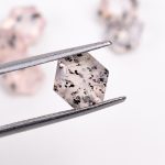 New Arrival Pink Dot Quartz Natural Loose Gemstone for Jewelry Making Hexagon Cut Gemstone Lot