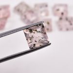Pink Dot Quartz Loose Gemstone for Jewelry Making Square Shape Calibrated Natural Gemstone Lot