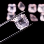 Rose Quartz Faceted Asscher Cut Octagon Shape Loose Gemstone for Jewelry Making Natural Calibrated Pink Crystals