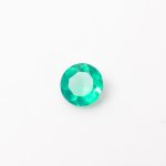 Natural Green Onyx Faceted Round Shape Unique Calibrated Loose Gemstone for Jewelry Making