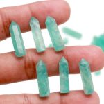 Natural Amazonite Obelisk Tower Crystal Point Loose Gemstone for Jewelry Making Calibrated Gemstones