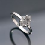 Natural Black Rutile Kite Vintage Ring, 925 Real Silver Vintage Jewelry Wedding Gift