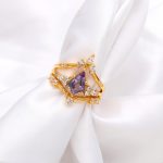 Alexandrite Kite Shape Engagement Ring 14k Gold Designer Jewelry Promise Gift