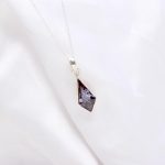 Alexandrite Kite Vintage Pendant Necklace 925 Sterling Silver Unique Jewelry For Her