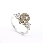 Natural Pyrite Hexagon Unique Wedding Ring 925 Sterling Silver Bohemian Jewelry