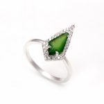 Natural Serpentine Kite Solitaire Ring 925 Sterling Silver Anniversary Jewelry Christmas Gift