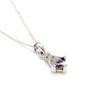 Natural Dendrite Opal Kite Elegant Necklace Sterling Silver Handmade Jewelry Anniversary Gift