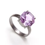 Alexandrite Octagon Shape Bohemian Ring 925 Sterling Silver Black Oxidized Wedding Jewelry For Him